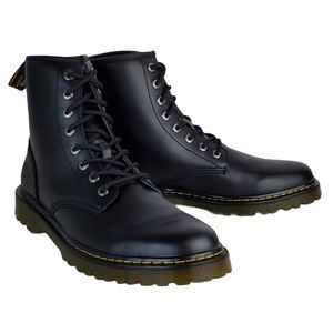 New Dr Martens awley black smooth leather boots